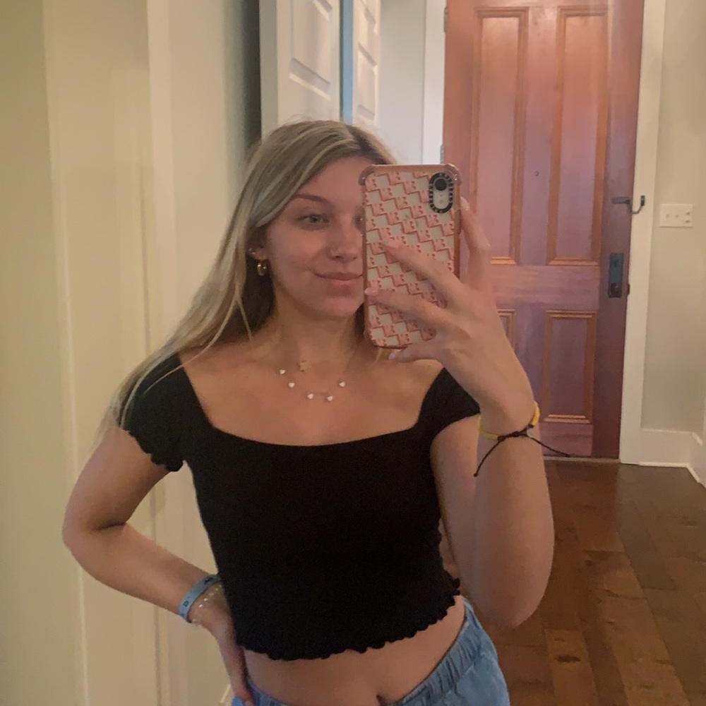 Black Crop Top